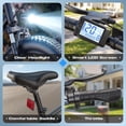 thumbnail image 6 of WOOKEN Electric Bike for Adults, 750W Ebike, 25MPH 60Miles Electric Mountain Bike, 26" Fat Tire Electric Bicycle with 48V 15AH Battery, Rear Rack, Lockable Suspension Fork,7 Speed,UL 2849, 6 of 10
