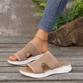 thumbnail image 4 of Dakaela Sport Sandals for Women Arch Support Orthopedic Walking Slides Plantar Fasciitis Summer Beach Slippers, 4 of 7