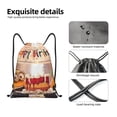 thumbnail image 4 of Pofeuu Minions for Water-Resistant 210D Drawstring Bag Compact Foldable Design Gym Yoga Travel Essentials Lightweight Carryall-Medium, 4 of 6