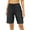 Gray, variant on Charmo Women Swim Shorts Boy Leg Boardshorts with Built-in Brief Solid Beach Swimsuit Bottoms