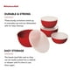 thumbnail image 4 of Prep Bowls KitchenAid, juego de 4 unidades con tapa, color rojo imperio, 4 of 5