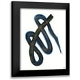 thumbnail image 1 of Lee, Judson 12x14 Black Modern Framed Museum Art Print Titled - Blue Script I, 1 of 5