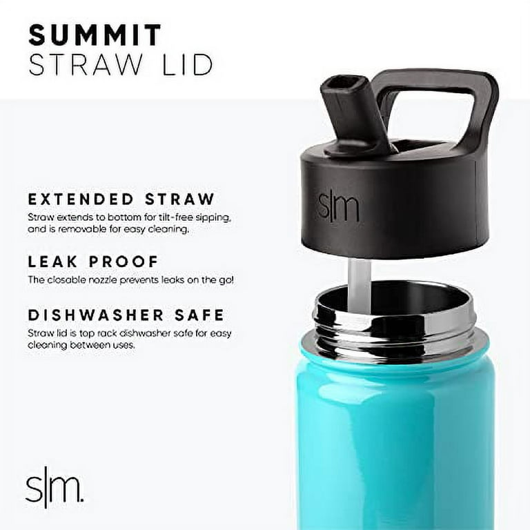  Simple Modern Spiderman Water Bottle with Straw Lid Vacuum  Insulated Stainless Steel Metal Thermos, Marvel Gifts for Women Men  Reusable Leak Proof Flask, Summit Collection