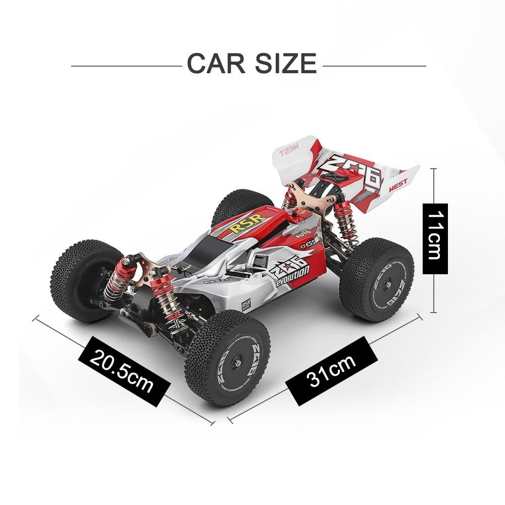 Wltoys XKS 144001 1/14 2.4GHz 4WD Off-Road RC Buggy 60km/h RTR Car