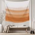 thumbnail image 5 of Orange White Ombre Tapestry for Bedroom Wall Hanging Tapestry, Farmhouse Retro Simple Striped Art Ceiling Backdrop Tapestries Poster Blanket Wall Decor for Teens Room Living Room Dorm 59" x 79", 5 of 8