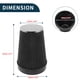 thumbnail image 4 of Filtro de aire de motor de flujo alto de 152 mm Unique Bargains, filtro de admisión de aire frío de abrazadera superior cerrada con 1 abrazadera negra para automóvil, 4 of 6