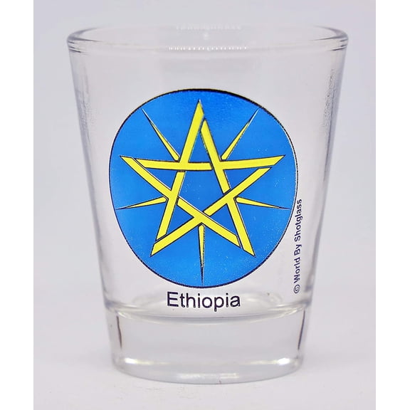 Ethiopia Coat Of Arms Shot Glass