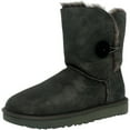 thumbnail image 1 of Ugg Women's Bailey Button II Grey High-Top Sheepskin Boot - 6M, 1 of 3
