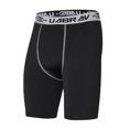 thumbnail image 2 of High Elastic Leggings Fitness Shorts Mens Quick Dry Spandex Running Custom Compression Shorts, 2 of 7