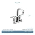 thumbnail image 3 of Moen 6150Bn Brushed Nickel Two-Handle Bathroom Faucet, 3 of 7