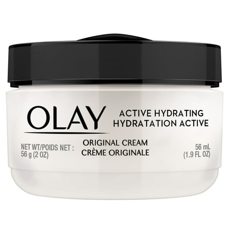 Olay Active Hydrating Cream Face Moisturizer, 1.9 fl (Best Face Moisturizer For Super Dry Skin)