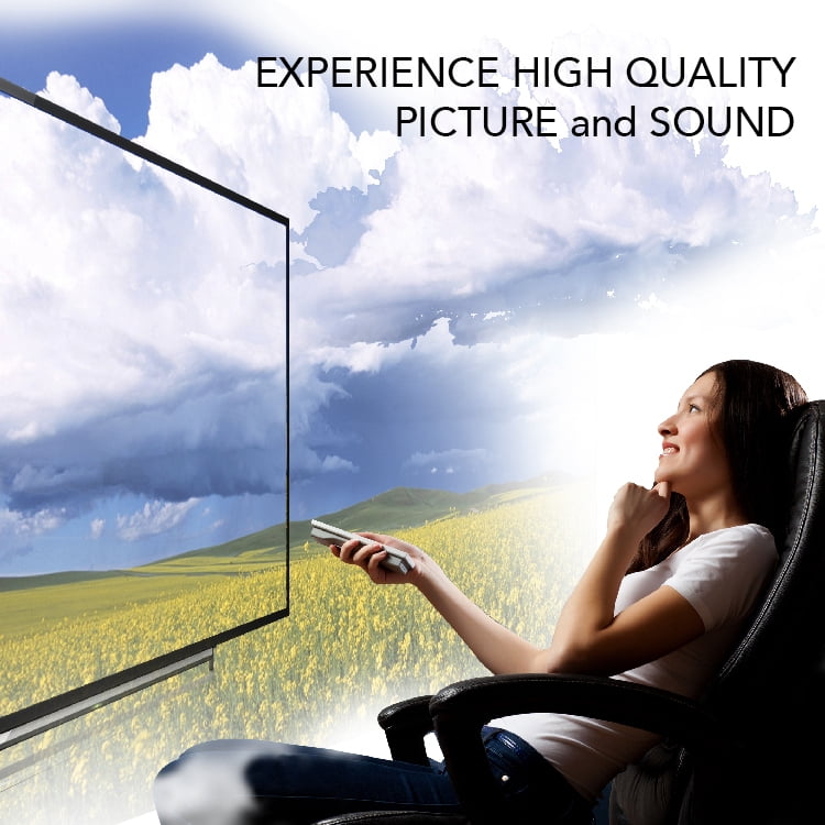 QualGear 10 Feet HDMI Premium Certified 2.0 cable with 24K Gold Plated Contacts Supports 4K Ultra HD 3D 18Gbps