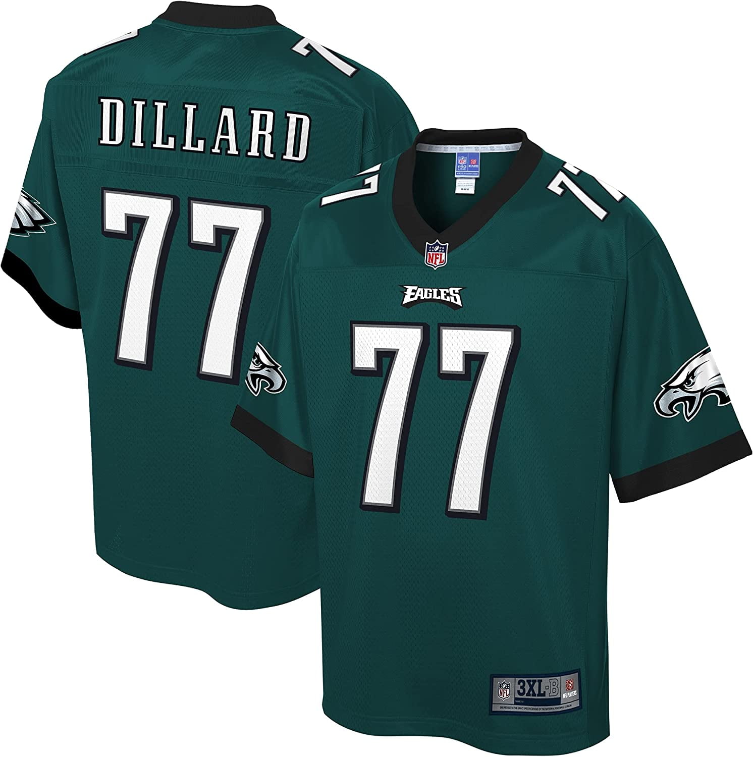 NFL_PRO LINE Men's Andre Dillard Midnight Green Philadelphia Eagles_ Big &  Tall Player Jersey(Player numbers can be customized) 
