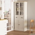 thumbnail image 2 of HOMCOM Freestanding Kitchen Pantry, Buffet Cabinet, 5-tier Storage Cabinet, 2 of 10