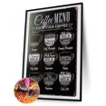 thumbnail image 1 of Cuadros Decorativos Kit de pintura de diamante 5D, menú de café, taladro redondo completo, diamantes de imitación, manualidades de pared DIY DQrwqpou Nuevos Originales, 1 of 9