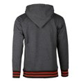 thumbnail image 3 of AACA Men's Varsity Patch Hoodie, Colorblock Pullover Sweatshirt for HBCU Pride, Red, 3 of 7