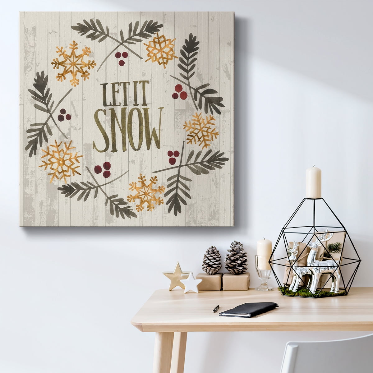 Rustic Christmas VI- Gallery Wrapped Canvas