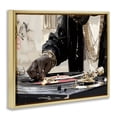 thumbnail image 2 of Stupell Industries Contemporary Golden Touch on DJ's Turntable Gold Floating Frame Canvas Art, 21 x 17, by Franklyn Gregory, 2 of 8