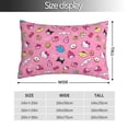 thumbnail image 2 of Lsque Sanrio Pattern Bedding Waterproof Pillow Protector Zippered Queen – Bed Bug Proof Pillow Encasement-20"x30", 2 of 6