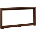 thumbnail image 6 of 70.1" Ripple-Textured Narrow Console Table - Modern Entryway Storage Sofa Back Table with Waterproof Finish, 8.7" Wide (Walnut), 6 of 8