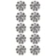 thumbnail image 3 of 10 Juegos de Botones de Diamantes de Imitación para Coser Manualidades de Boda de 16 Mm, 3 of 9