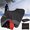 Black with Grey, variant on 2WIN2BUY Snow Blower Cover 600D Waterproof Windproof Heavy Duty Polyester with Air Vent Outdoor Snow Thrower Cover Universal Fit for Most Two Stage Snow Blower, Black