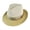 Beige, variant on Latte Milan Fedora Hat SIZE: 6 7/8