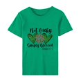 thumbnail image 5 of ZZwxWA St. Patrick's Day Shirts for Women Shamrock Heart Graphic Tees St Patty's T-Shirt Irish Tops, 5 of 6