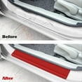 thumbnail image 3 of Xotic Tech Car Door Edge Guards Door Sill Protector Film Automotive Anti-Collision Carbon Fiber Vinyl Wrap Stickers for Most Cars Accessories (3D Red 2.7Inch Wide, 2Ft/1.25Ft), 3 of 9