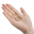 thumbnail image 4 of Roller Buckles, 20 Pack 30x20mm 3mm Thick Metal Belt Pin Buckle, Gold Tone, 4 of 5