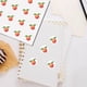 thumbnail image 4 of 128 pegatinas de melocotón de dibujos animados, pegatinas de vinilo autoadhesivas impermeables para planificadores y decoración de pasteles., 4 of 9