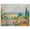 Gallery Wrapped, variant on Cezanne Saw Colorful Florals Canvas Vintage Landscape by Art Remedy, Silver Frame, 30" x 24"