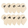 thumbnail image 4 of 10 piezas shamjiam Golf Iron Headcover Accesorios Club Protector Guard blanco, 4 of 9