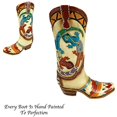thumbnail image 3 of Urbalabs Western Cowboy Boot Southwestern Indian Geko Lizard Flower Vase Decorative Cowboy Boots Vases Home Office Rustic Decor Country Living Wedding Centerpiece, 3 of 7