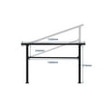 thumbnail image 1 of BeesClover Metal Handrails for Outdoor Steps, Metal Hand Rails for Outdoor Steps,Outdoor Stair Handrail Kit, Aluminum & Wrought Iron Hand Railings for Outdoor Steps, for Safety & Stability, 1 of 4