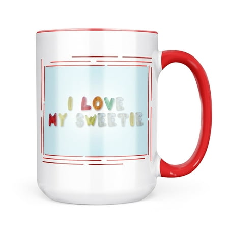 

Neonblond I Love My Sweetie Gummy Candy Mug gift for Coffee Tea lovers