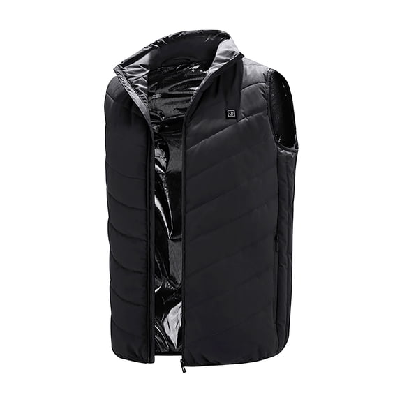 Heated Outdoor Vest for Winter Sports - Waterproof, Breathable, Rechargeable Heating Technology for Riding, Skiing, and Fishing