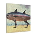 thumbnail image 2 of Tuna Fishing Pointillism - Canvas, 2 of 11