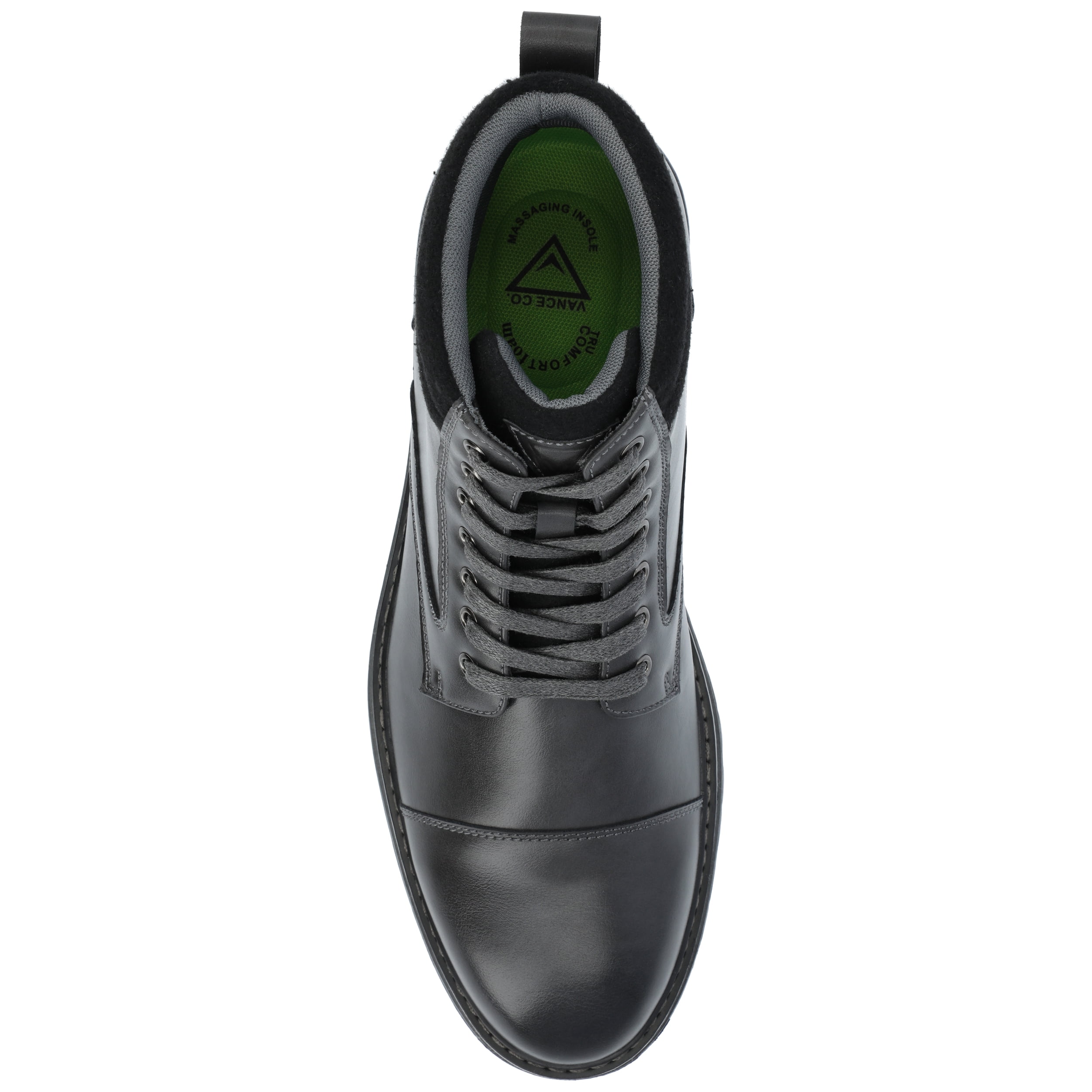 Vance Mens Fegan Cap Toe Lace-up Ankle Boot