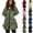 Army Green, variant on Womens Oversized Puffer Vest Fall Winter Fashion Full Zip Short Sleeve Quilted Padded Warm Coat Outwear