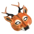 thumbnail image 1 of de cabeza de venado para cosplay, ligera, realista, decorativa, duradera, animal, media cara, para carnaval, festival, accesorios de BLESIY Máscaras de cosplay de cabeza de ciervo, 1 of 8