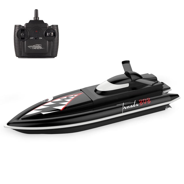 Bateau RC Bateau Télécommandé Bateau RC Haute Vitesse 25 Km/h 2,4 GHz Étanche Jouet Course