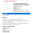 thumbnail image 2 of Intermediate Parking Brake Cable - Compatible with 1967 Oldsmobile 442, 2 of 2