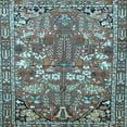 thumbnail image 1 of Ahgly Company Indoor Square Animal Light Blue Traditional Area Rugs, 3' Square, 1 of 4
