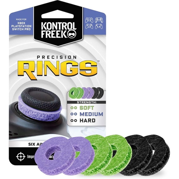 Precision Thumbstick Rings Aim Assistance for Xbox Playstation Switch Pro