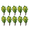 Fall Maple Leaf Balloon(Green)#1, variant on Fall Maple Leaf Balloon 10 Pcs 17x27 Inch Reusable Foil Balloon Thanksgiving Harvest Home Festival Decor(Yellow)