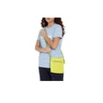 thumbnail image 2 of Coach Women's Mini Rowan Top Zip File Crossbody Bag in Crossgrain Leather (Bright Yellow), 2 of 4