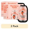 (2 pack) OLIPOP Prebiotic Soda, Strawberry Vanilla, 12 fl oz, 4 Pack, Refrigerated
