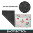 thumbnail image 6 of Pioneer Flower Floral Print Pattern Kitchen Rugs Sets Of 2, Anti Fatigue Non Slip Washable Floor Mats for Kitchen Sink Laundry, 17X30 Inch + 17X47 Inch, 6 of 6