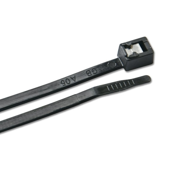 Ancor 11" UV Black Self Cutting Cable Zip Ties - 500-Pack | Bundle of 2